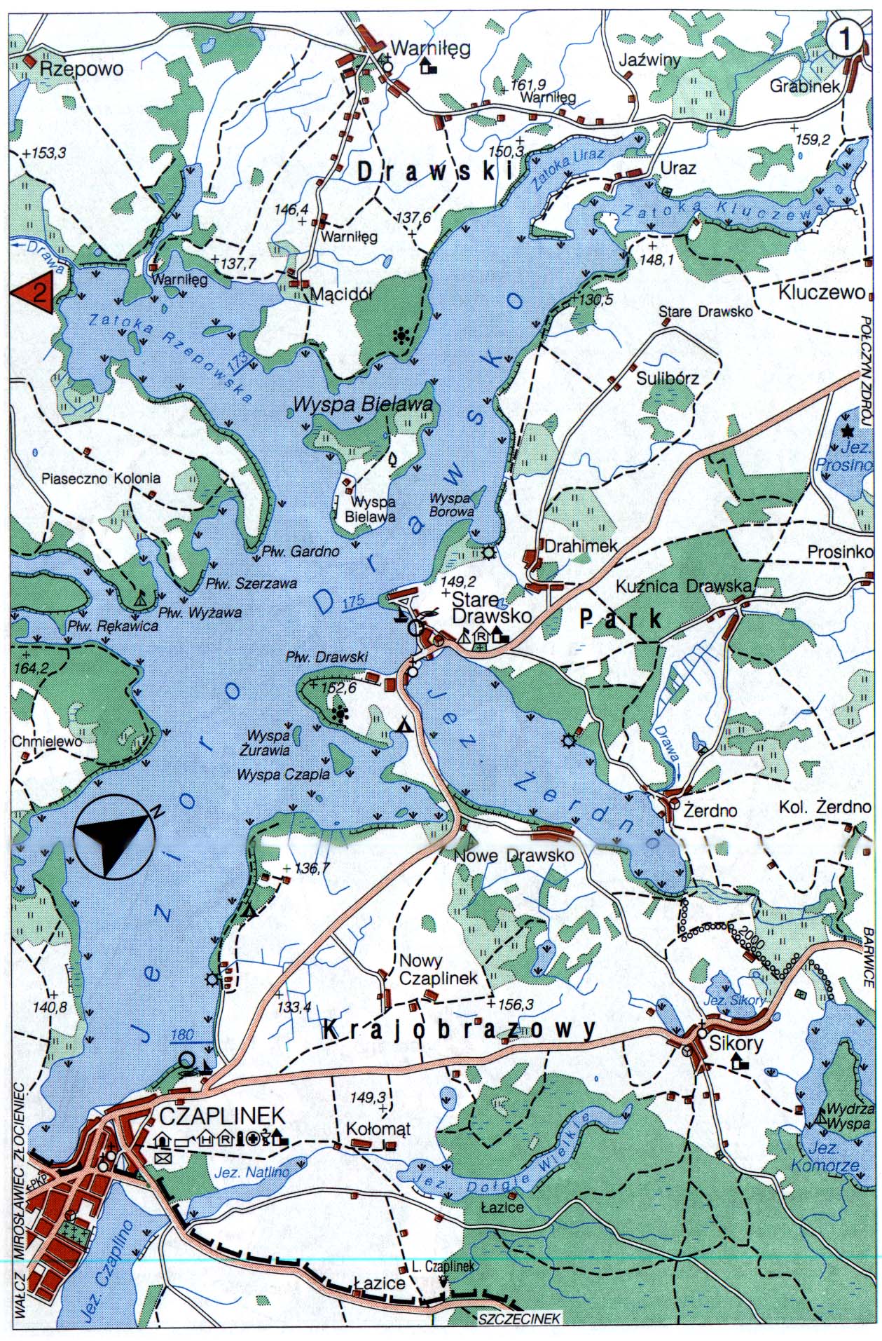 Mapa Drawy